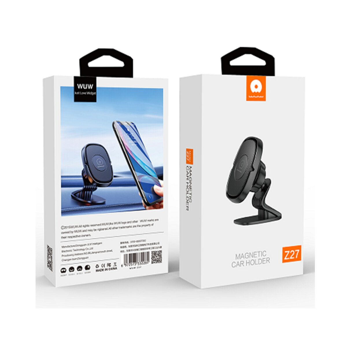 Автотримач для телефона WUW-Z27 Black на малюнкі №2
