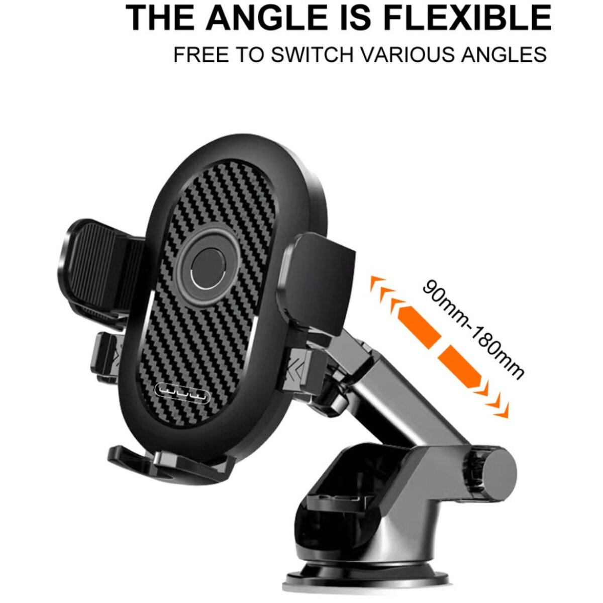 Автотримач для телефона WUW-Z32 Black на малюнкі №7