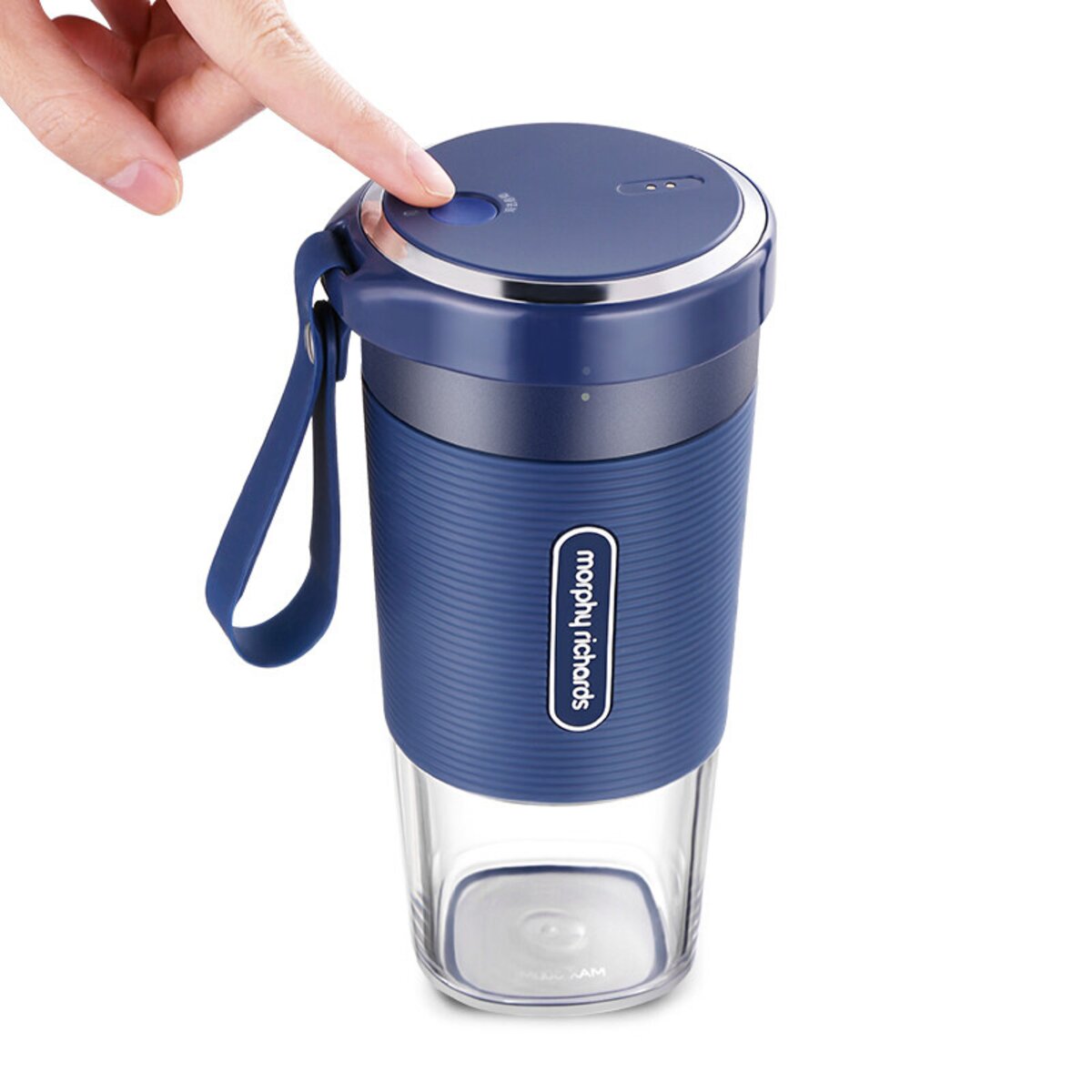 Фітнес-блендер Xiaomi Morphy Richards Portable Juice Cup MR9600 Blue (MR9600) на картинке №3