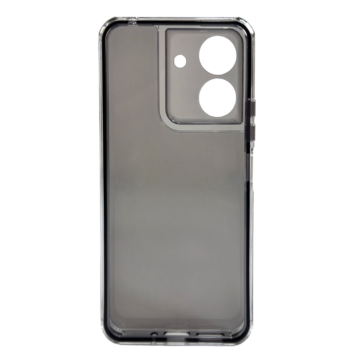 Прозорий чохол Space III Xiaomi Redmi 13C 4G|POCO С65 | TPU+PC з посиленими бортами (Чорний) на малюнкі №3