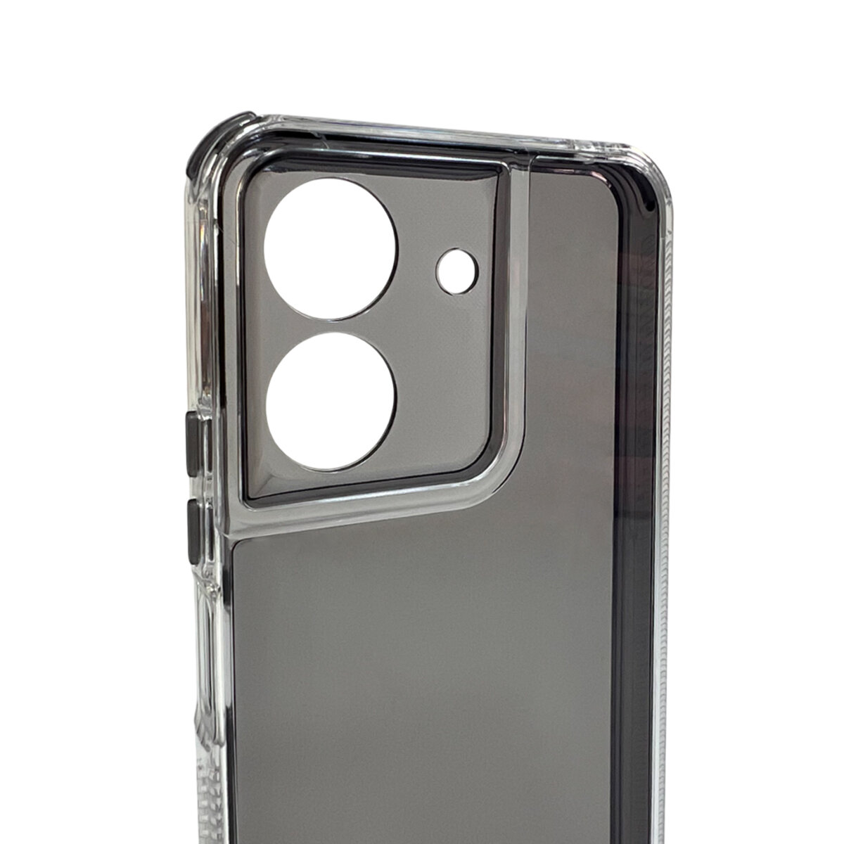 Прозорий чохол Space III Xiaomi Redmi 13C 4G|POCO С65 | TPU+PC з посиленими бортами (Чорний) на малюнкі №5