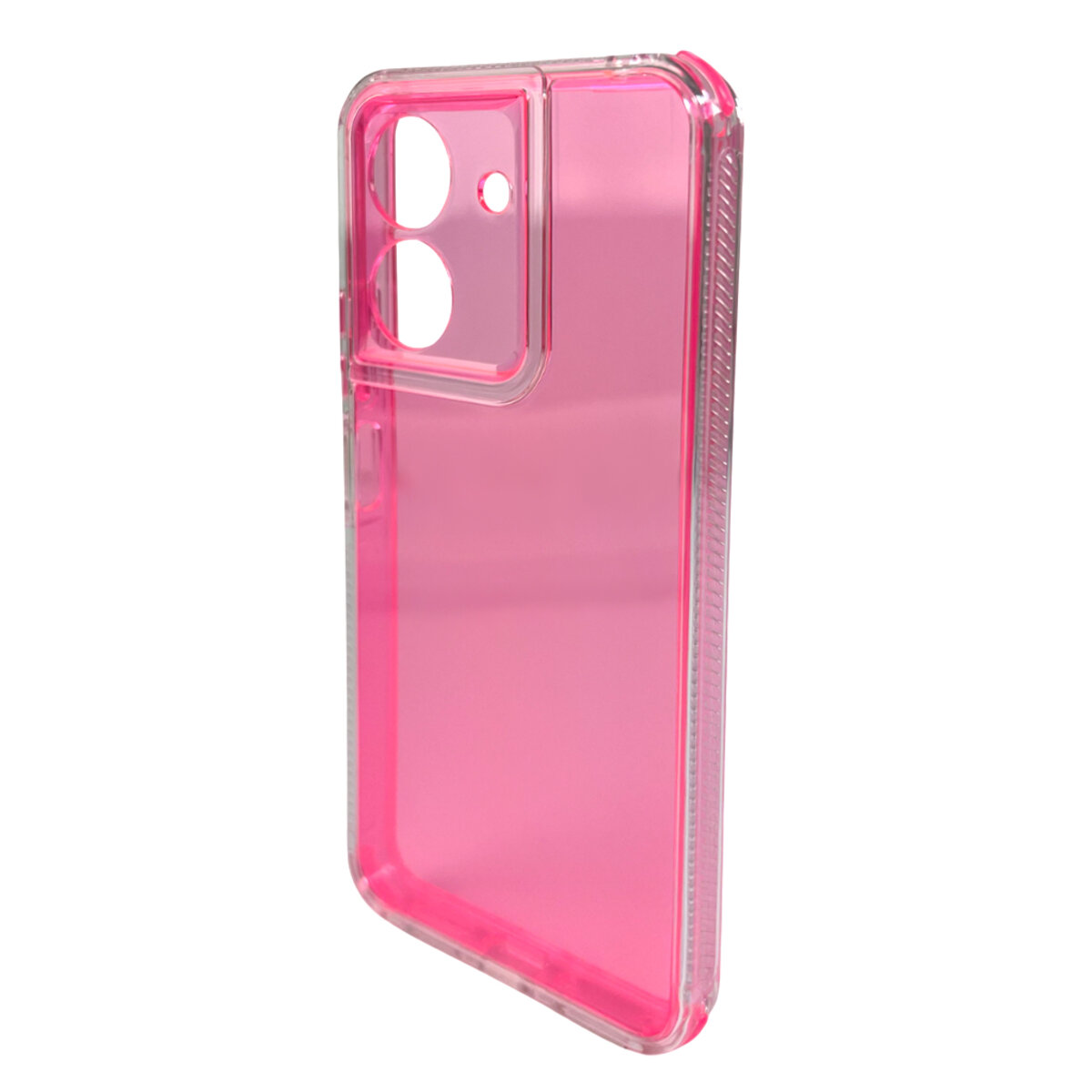 Прозорий чохол Space III Xiaomi Redmi 13C 4G|POCO С65 | TPU+PC з посиленими бортами (Червоний) на малюнкі №4