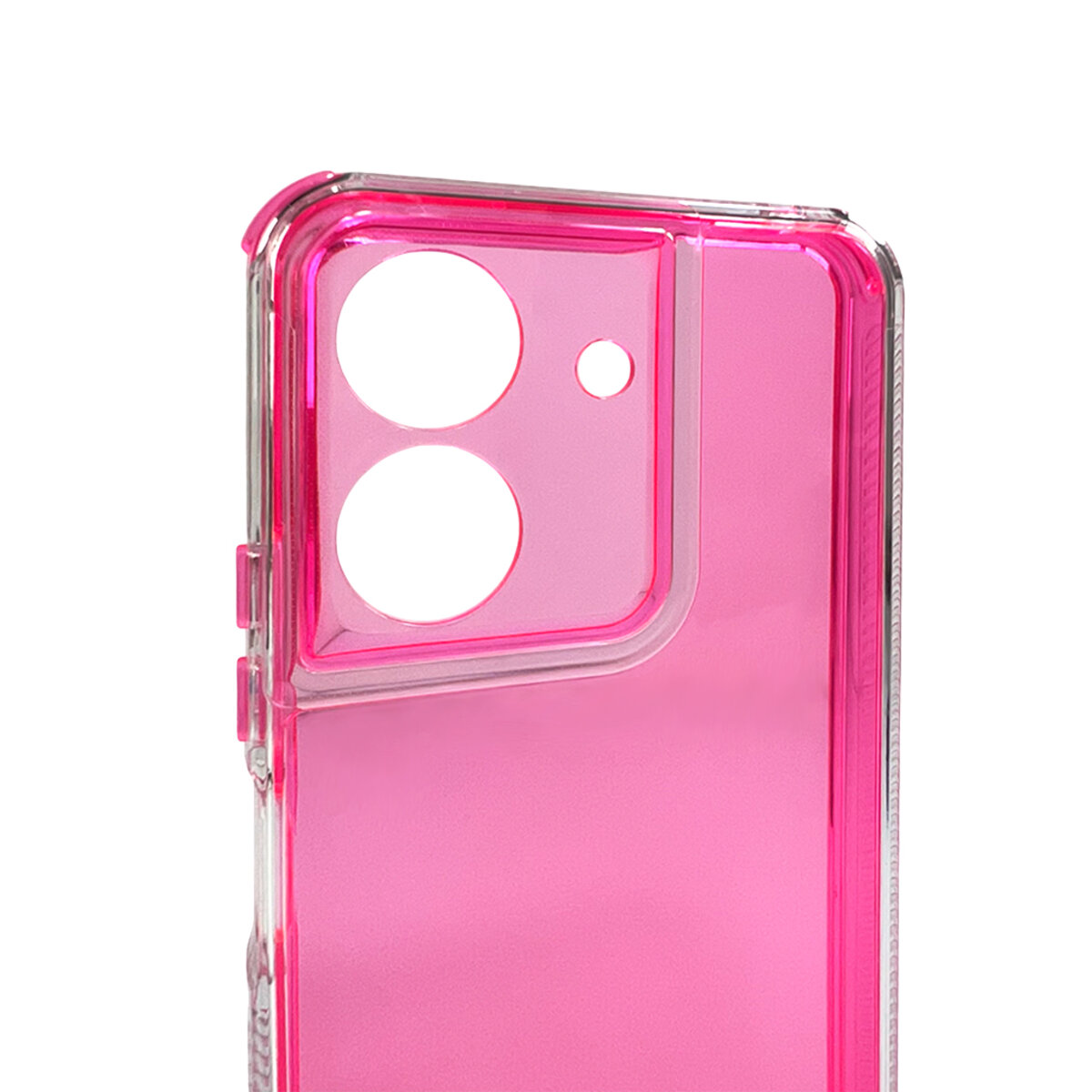 Прозорий чохол Space III Xiaomi Redmi 13C 4G|POCO С65 | TPU+PC з посиленими бортами (Червоний) на малюнкі №5