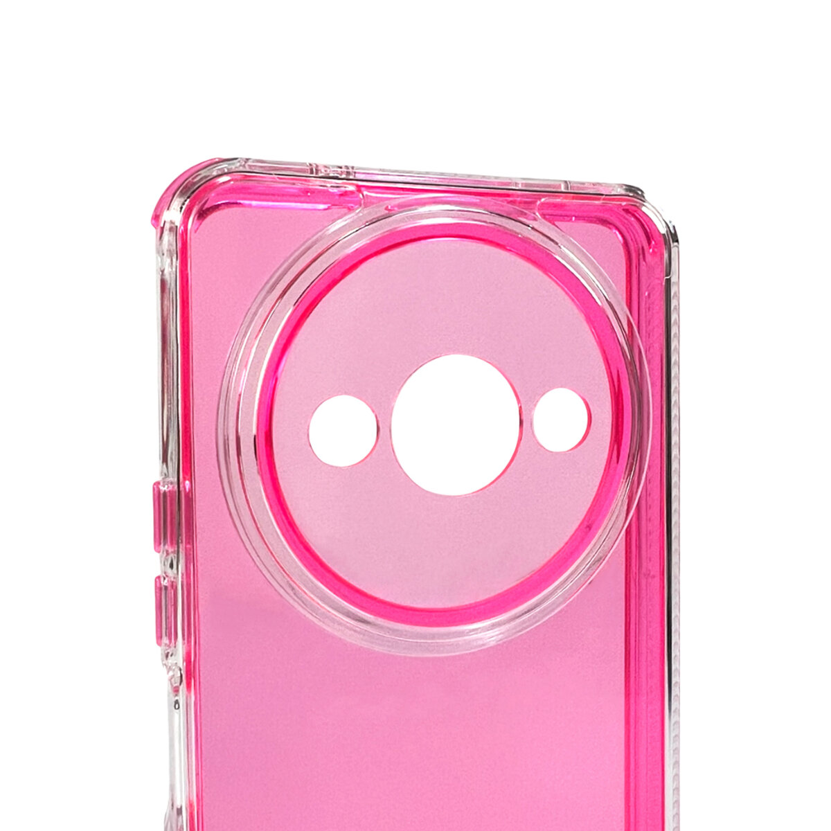 Прозорий чохол Space III Xiaomi Redmi A3 4G | TPU+PC з посиленими бортами (Червоний) на малюнкі №5