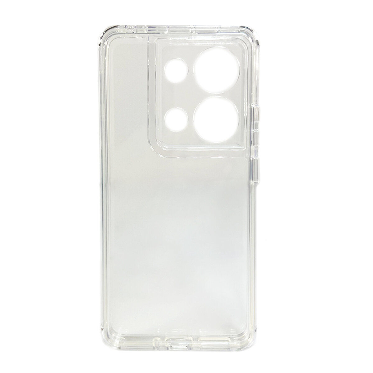 Прозорий чохол Space III Xiaomi Redmi Note 13 Pro 4G|Poco M6 Pro 4G | TPU+PC з посиленими бортами (Прозорий) на малюнкі №3