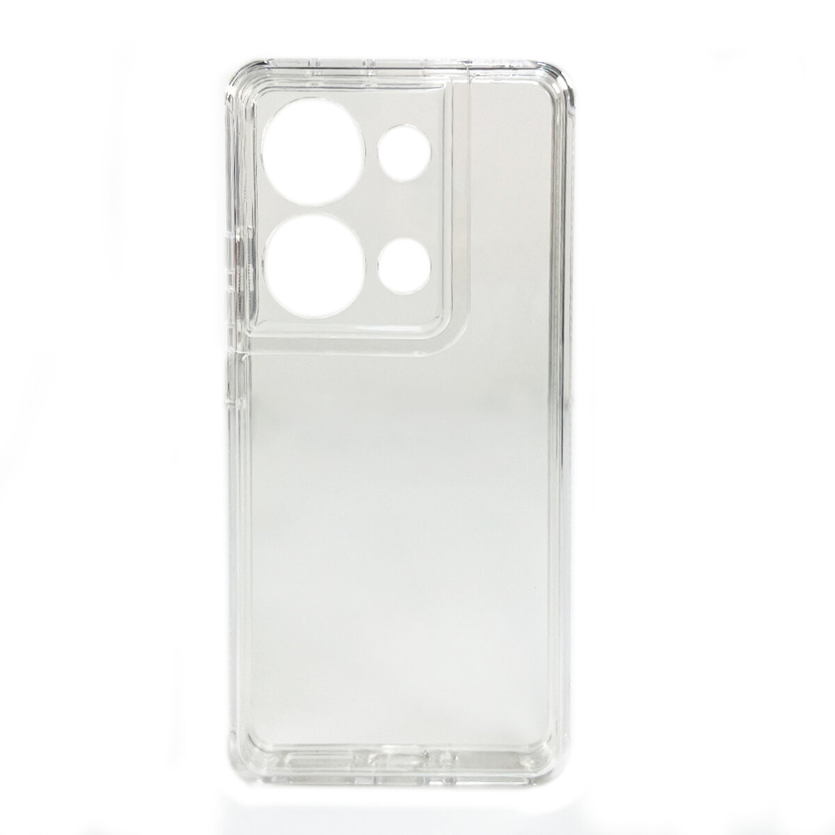 Прозорий чохол Space III Xiaomi Redmi Note 13 Pro 4G|Poco M6 Pro 4G | TPU+PC з посиленими бортами (Прозорий) на малюнкі №1