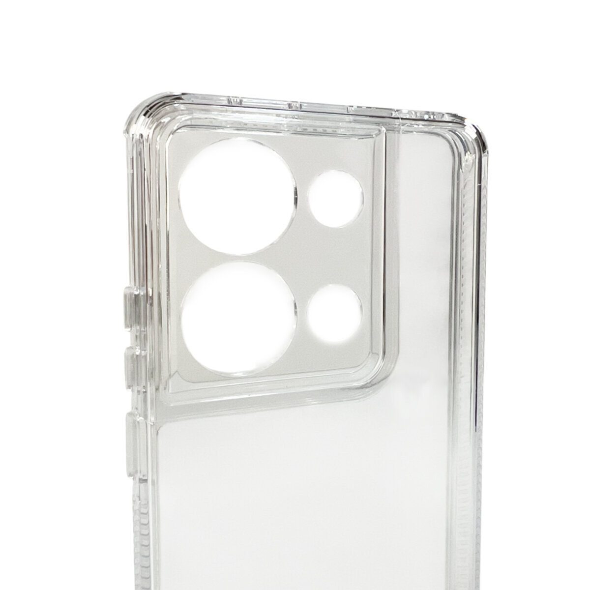 Прозорий чохол Space III Xiaomi Redmi Note 13 Pro 4G|Poco M6 Pro 4G | TPU+PC з посиленими бортами (Прозорий) на малюнкі №5