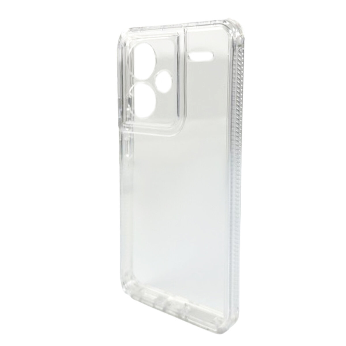 Прозрачный чехол Space III Xiaomi Redmi Note 13 Pro Plus 5G | TPU+PC с усиленными бортами (Прозрачный) на картинке №4