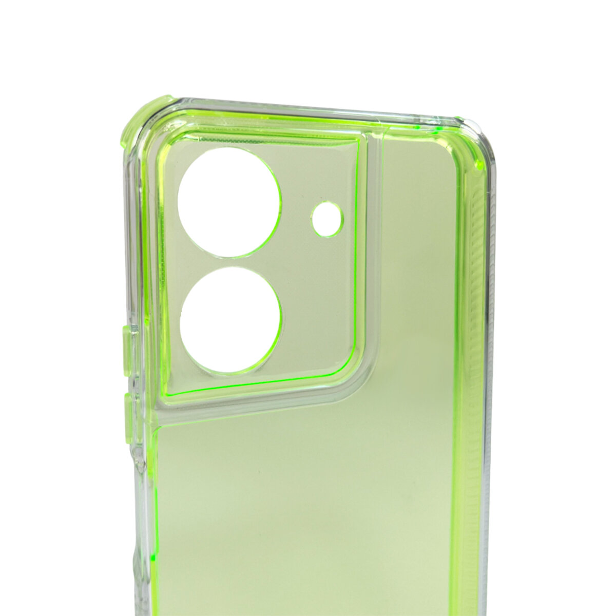 Прозорий чохол Space III Xiaomi Redmi 13C 4G|POCO С65 | TPU+PC з посиленими бортами (Зелений) на малюнкі №5