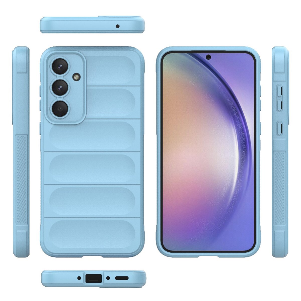 Чохол для смартфона Cosmic Magic Shield for Samsung Galaxy A35 Light Blue на малюнкі №2