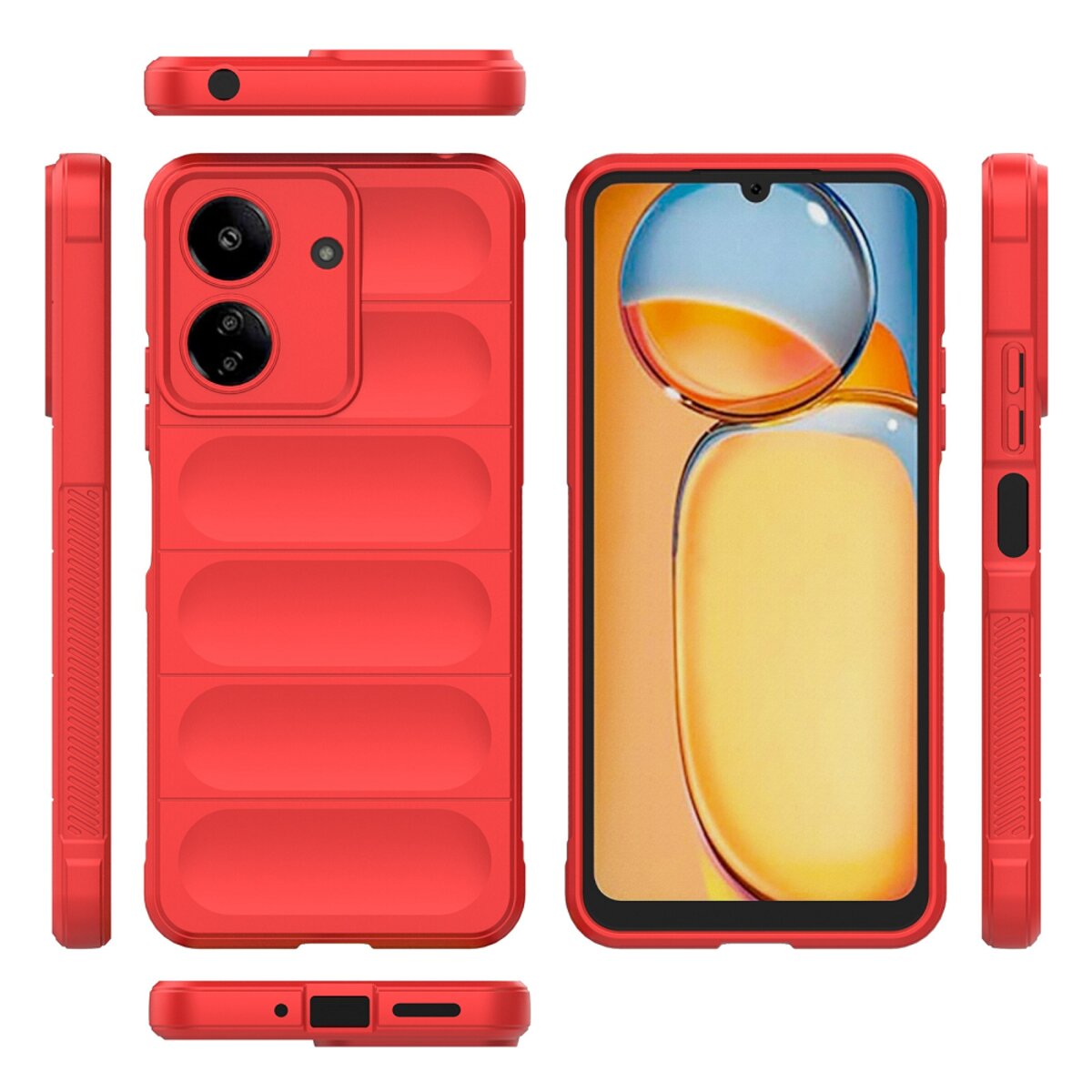 Чохол для смартфона Cosmic Magic Shield for Xiaomi Redmi 13C 4G/POCO С65 China Red на малюнкі №2