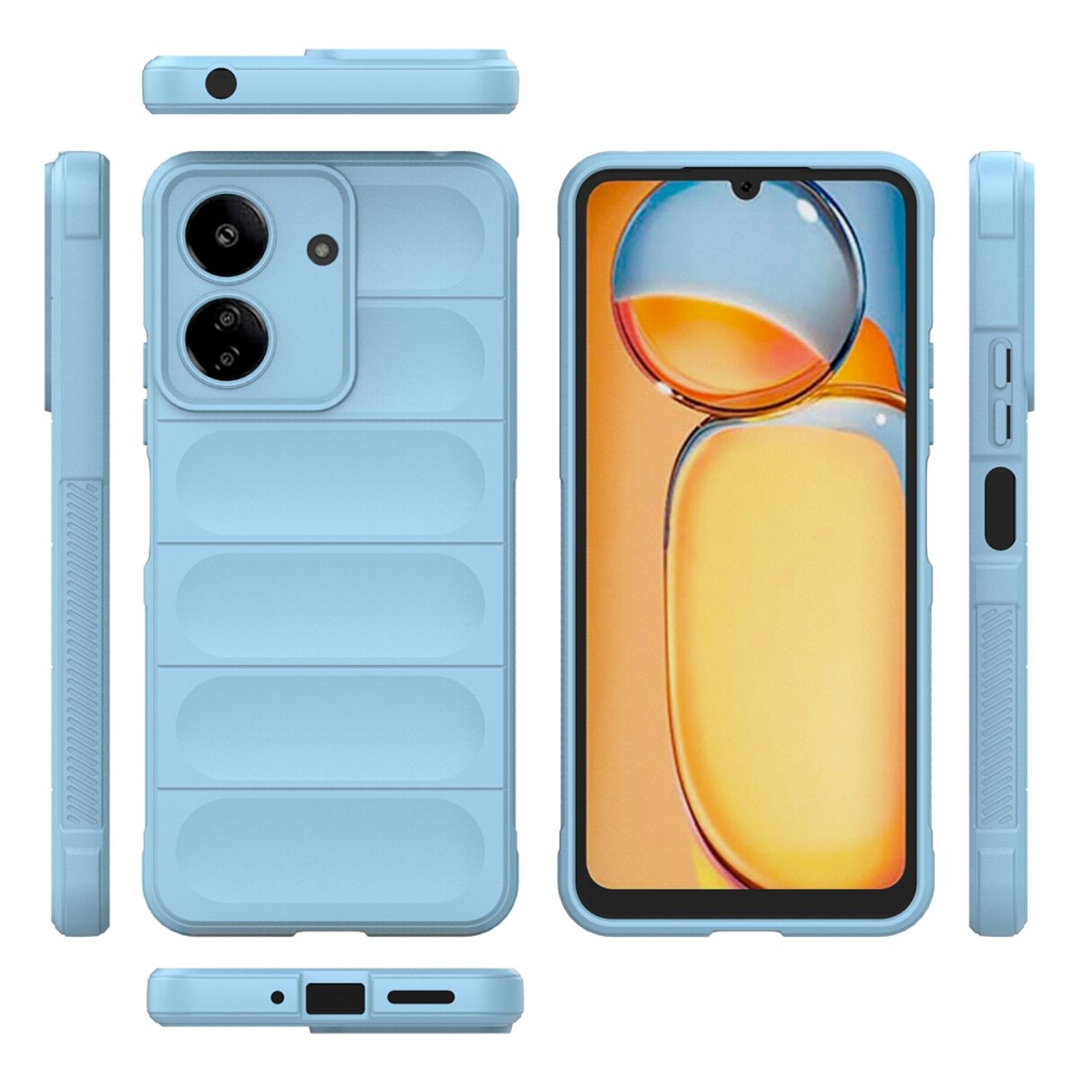 Чохол для смартфона Cosmic Magic Shield for Xiaomi Redmi 13C 4G/POCO С65 Light Blue на малюнкі №2