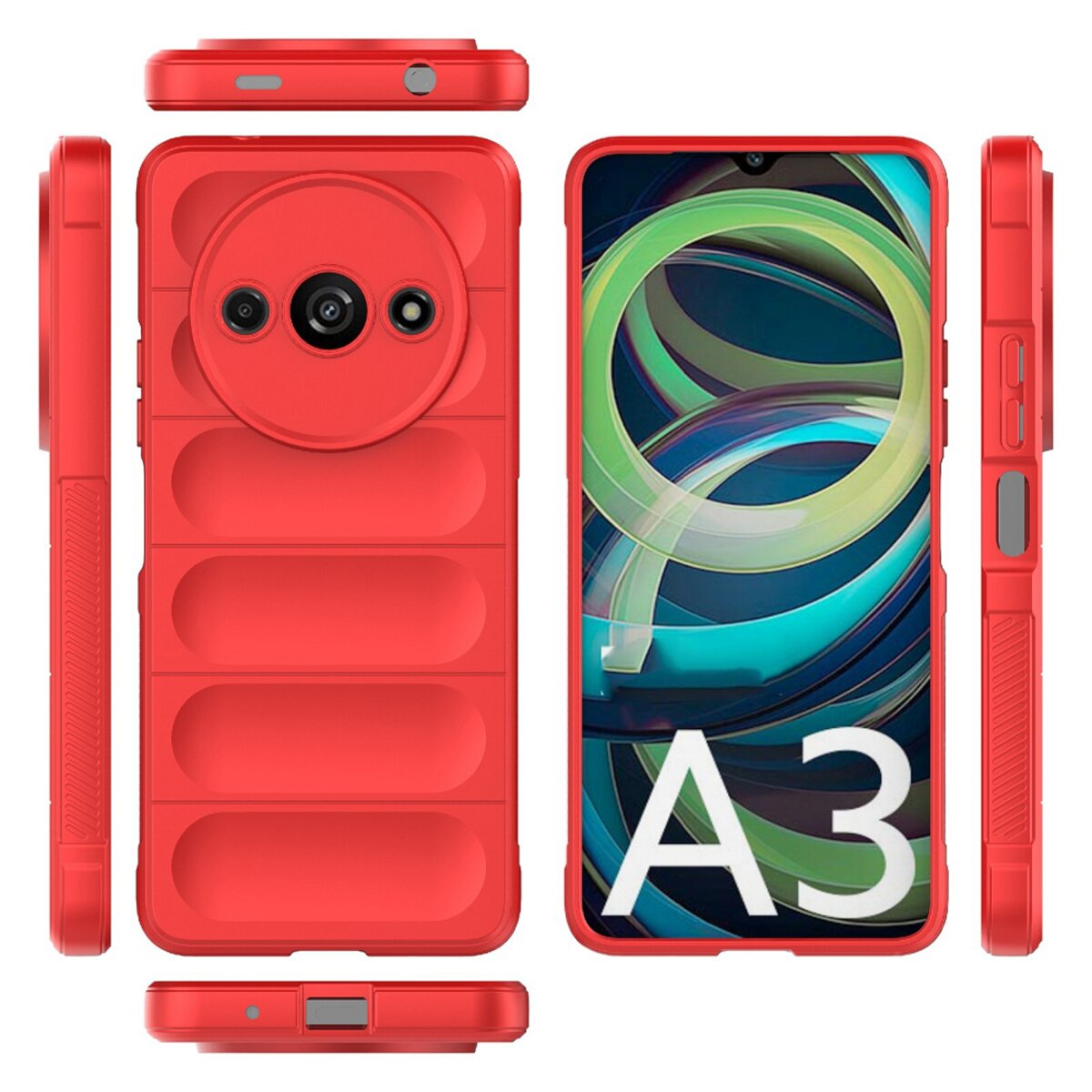 Чохол для смартфона Cosmic Magic Shield for Xiaomi Redmi A3 4G China Red (MagicShXiA3Red) смотреть фото №2