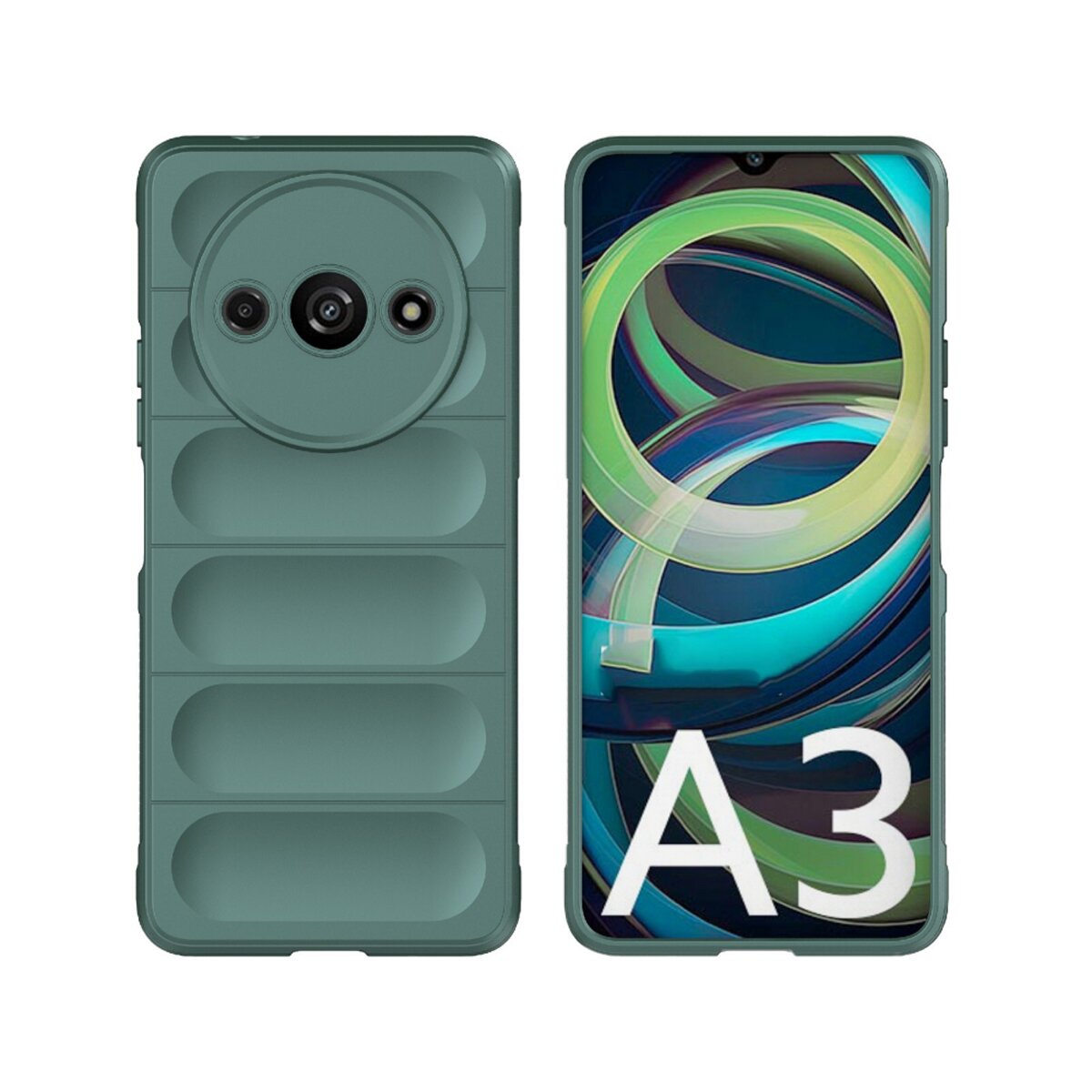Чохол для смартфона Cosmic Magic Shield for Xiaomi Redmi A3 4G Dark Green на малюнкі №1
