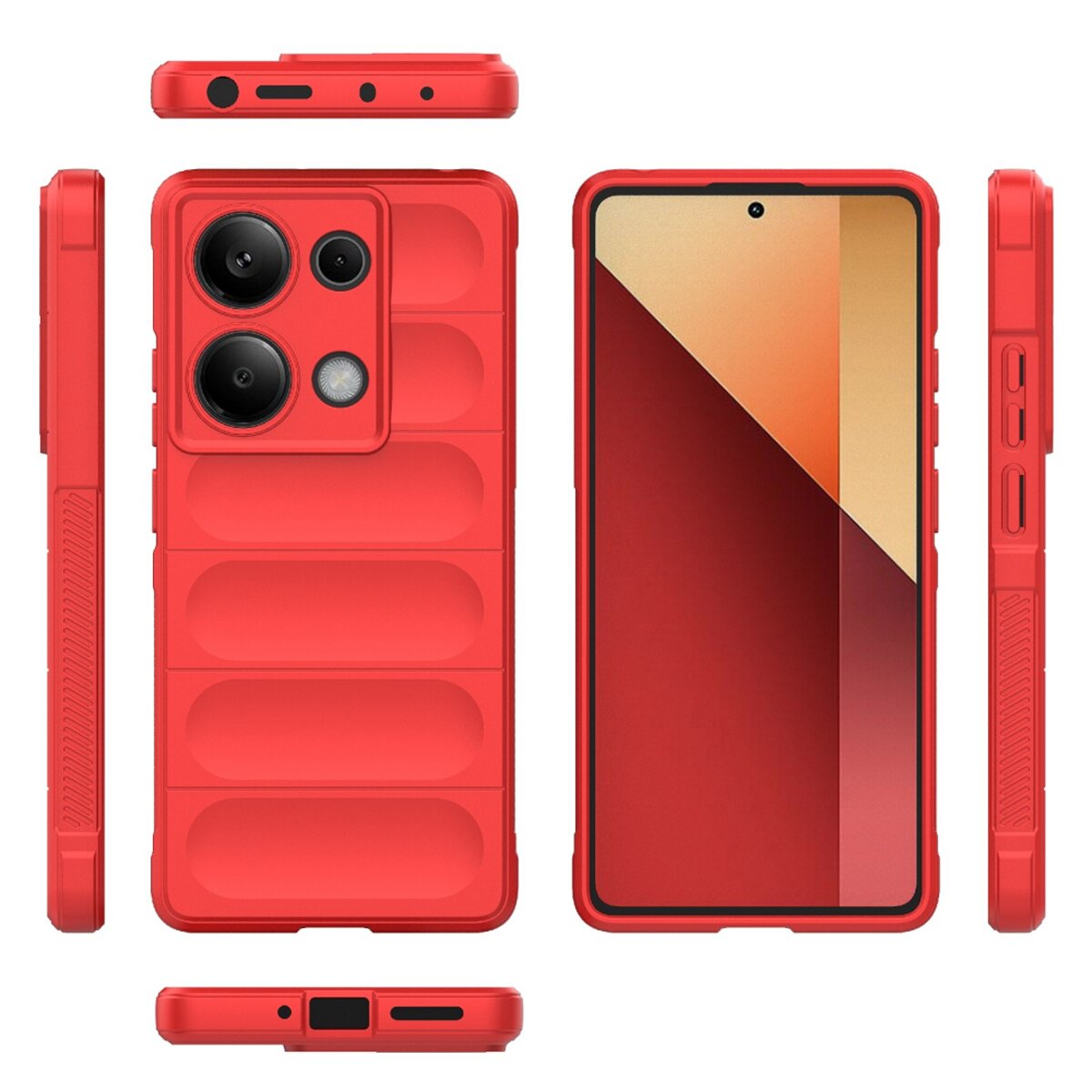Чохол для смартфона Cosmic Magic Shield for Xiaomi Redmi Note 13 Pro 5G/POCO X6 5G China Red на малюнкі №2