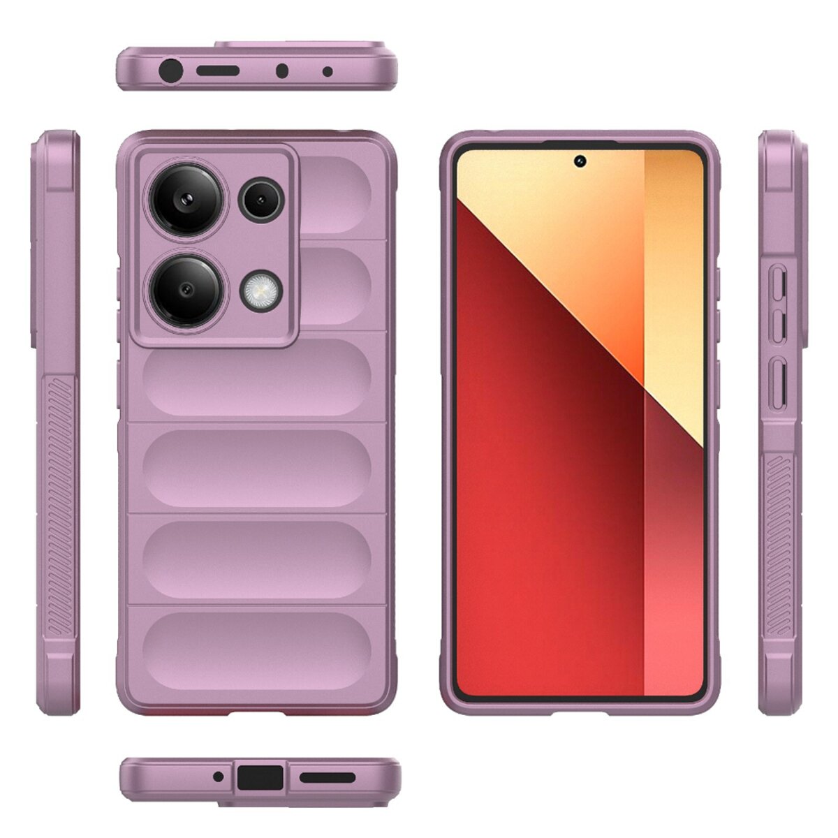 Чохол для смартфона Cosmic Magic Shield for Xiaomi Redmi Note 13 Pro 5G/POCO X6 5G Lavender (MagicShXiNo13P5GLavender) на картинке №2