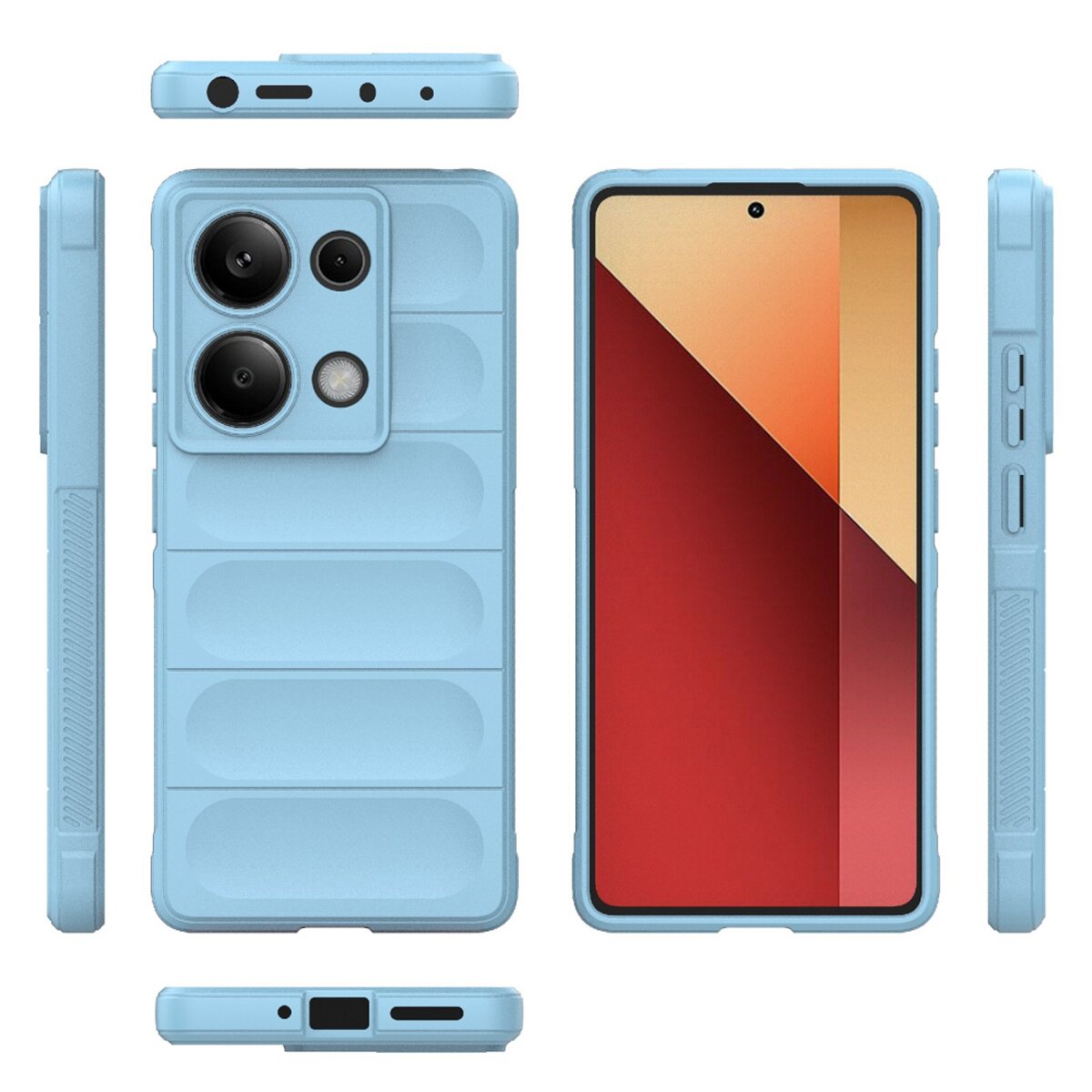 Чохол для смартфона Cosmic Magic Shield for Xiaomi Redmi Note 13 Pro 5G/POCO X6 5G Light Blue на малюнкі №2