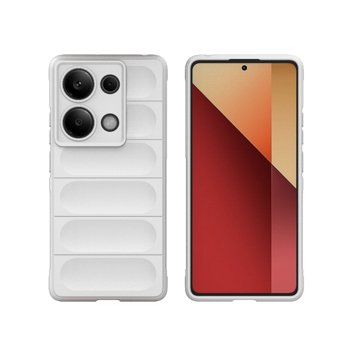 Чохол для смартфона Cosmic Magic Shield for Xiaomi Redmi Note 13 Pro 5G/POCO X6 5G White (MagicShXiNo13P5GWhite) на картинке №1