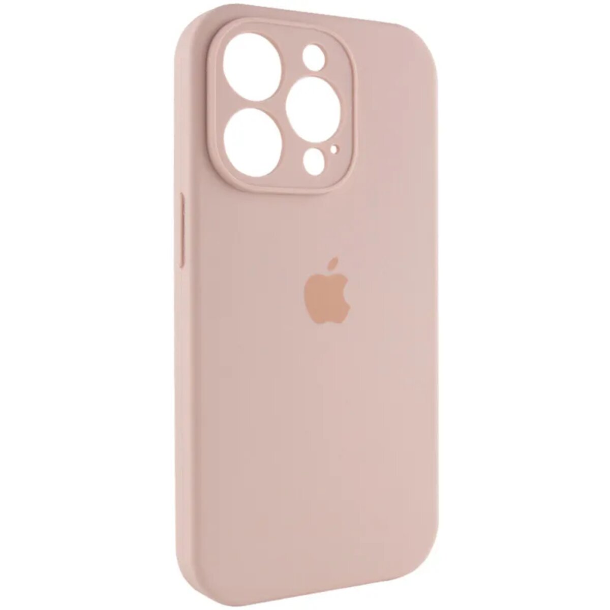 Чохол Silicone Full Case Camera Protect (AA) Apple iPhone 15 Pro (Світло-рожевий) на малюнкі №2