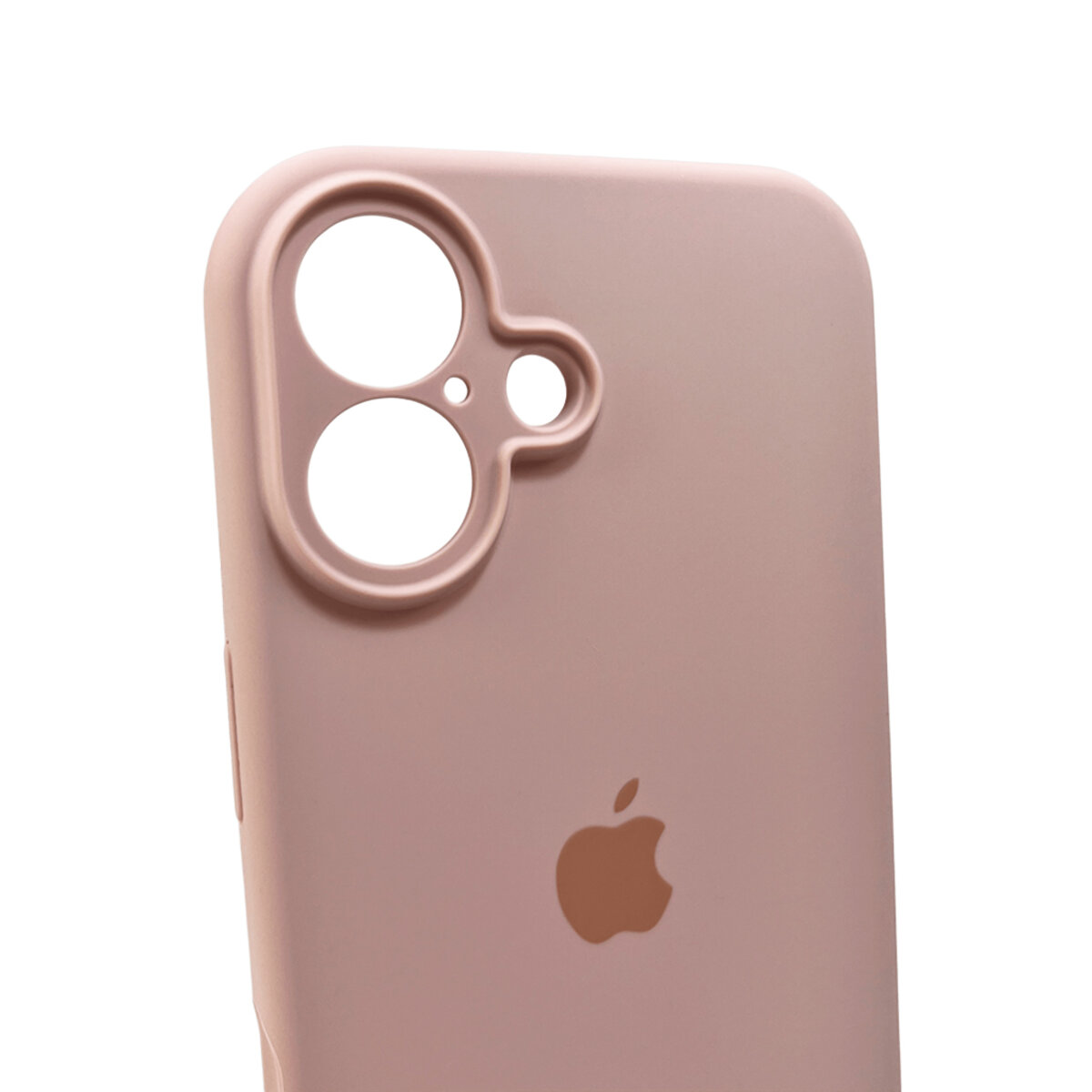 Чехол Silicone Full Case Camera Protect (AA) Apple iPhone 16 (Светло-Розовый) на картинке №5