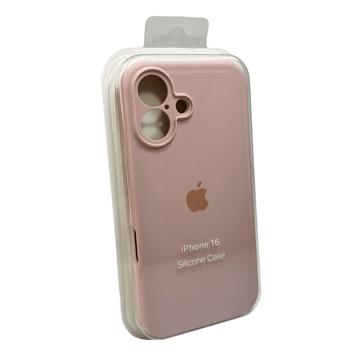 Чехол Silicone Full Case Camera Protect (AA) Apple iPhone 16 (Светло-Розовый) на картинке №2
