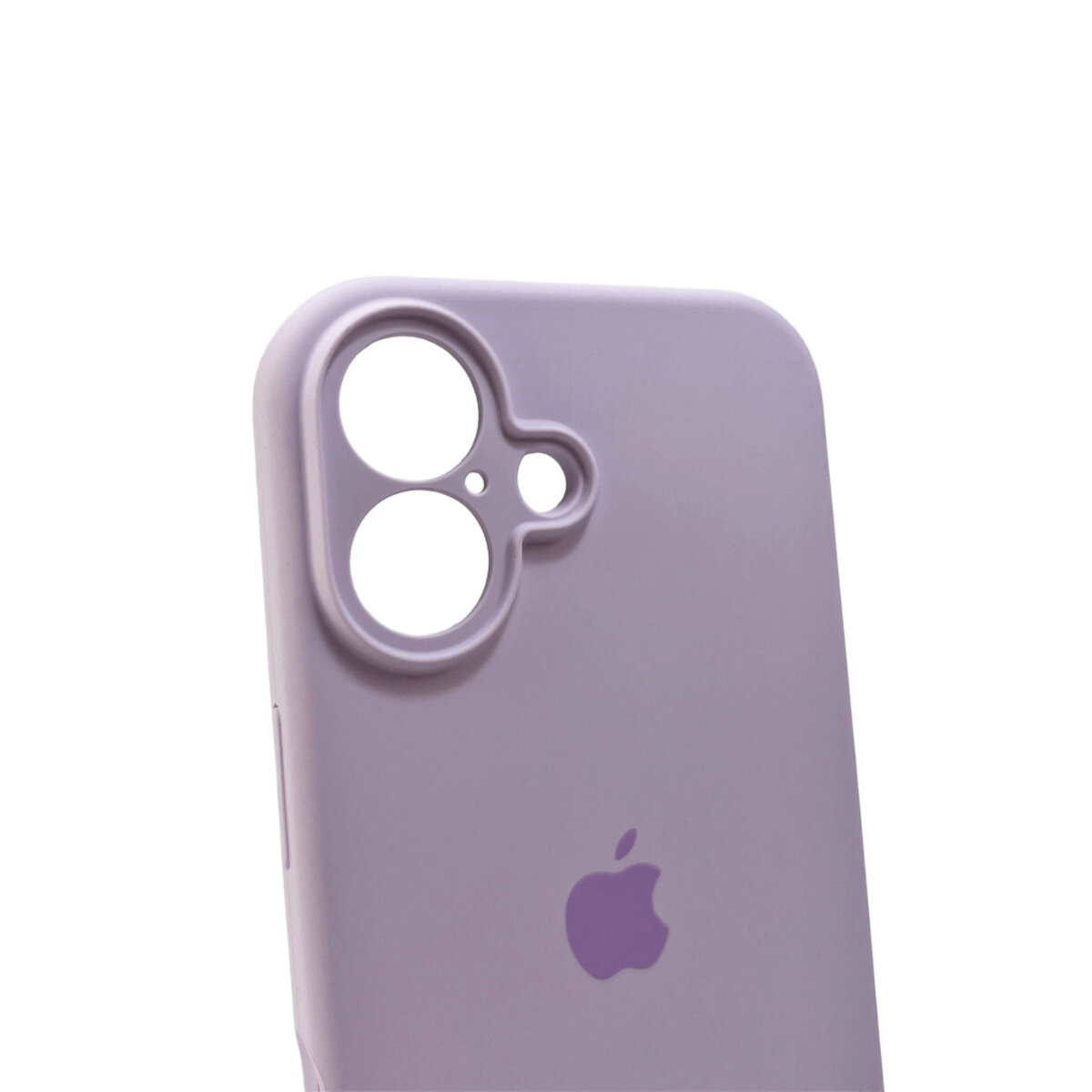 Чехол Silicone Full Case Camera Protect (AA) Apple iPhone 16 (Сиреневый) на картинке №6