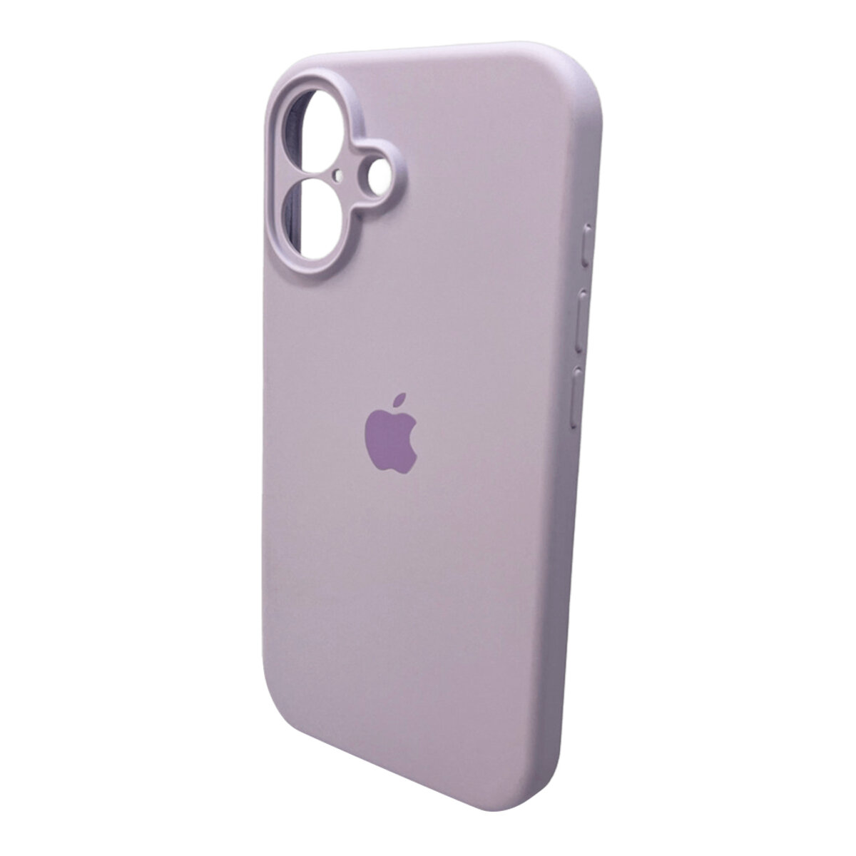 Чехол Silicone Full Case Camera Protect (AA) Apple iPhone 16 (Сиреневый) на картинке №5