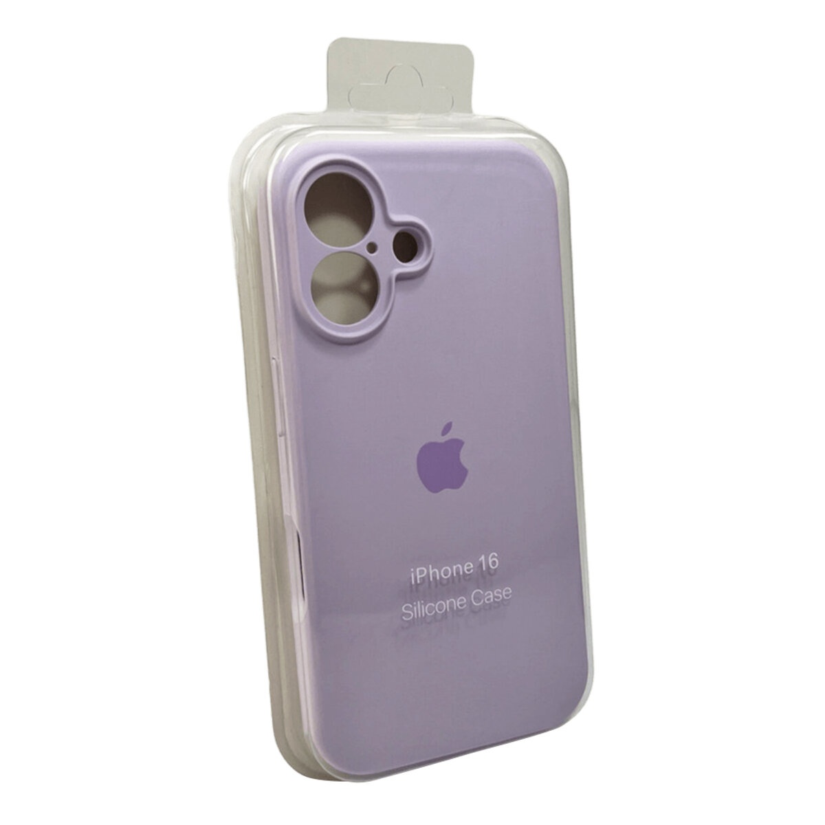 Чехол Silicone Full Case Camera Protect (AA) Apple iPhone 16 (Сиреневый) на картинке №2