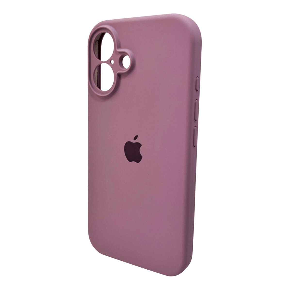 Чехол Silicone Full Case Camera Protect (AA) Apple iPhone 16 (Фиолетовый) на картинке №5