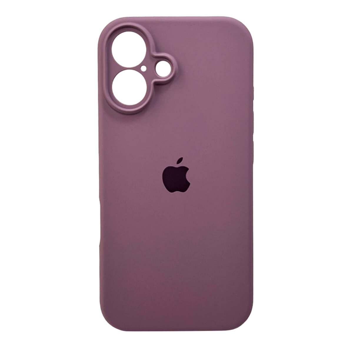 Чехол Silicone Full Case Camera Protect (AA) Apple iPhone 16 (Фиолетовый) на картинке №1