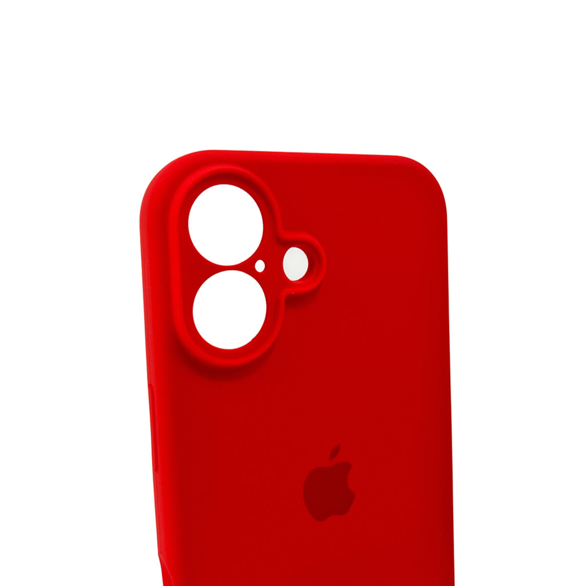 Чехол Silicone Full Case Camera Protect (AA) Apple iPhone 16 (Красный) на картинке №5