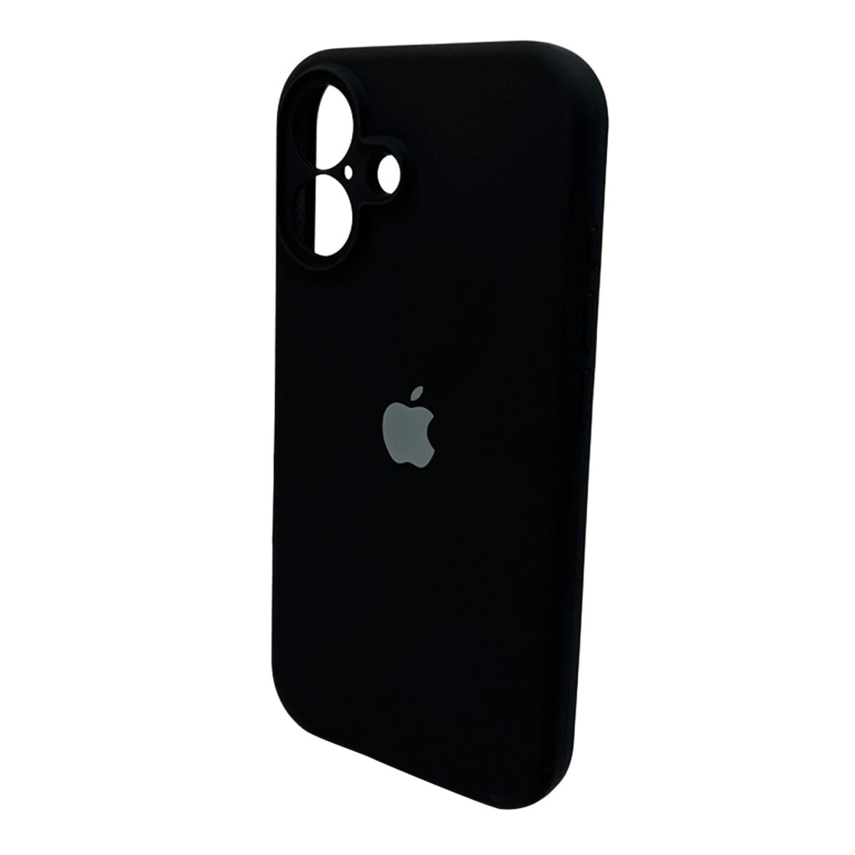 Чехол Silicone Full Case Camera Protect (AA) Apple iPhone 16 (Черный) на картинке №5