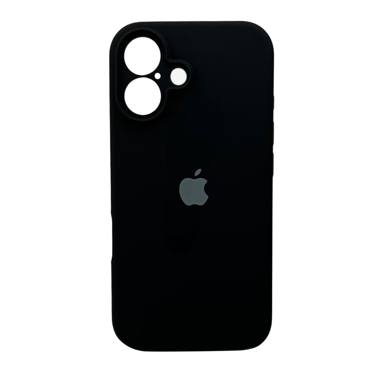 Чехол Silicone Full Case Camera Protect (AA) Apple iPhone 16 (Черный) на картинке №1