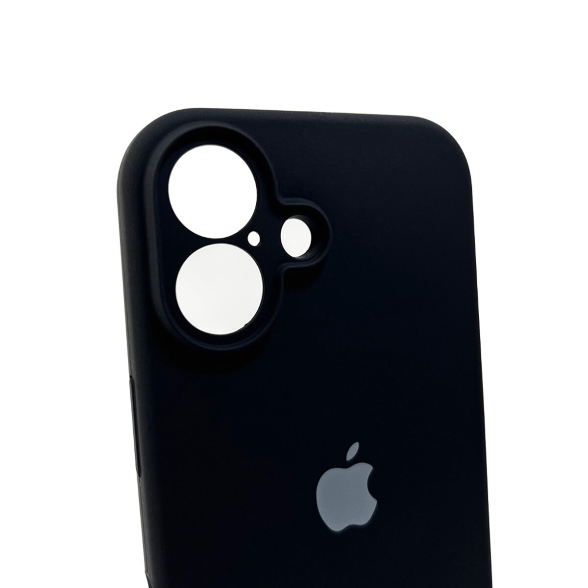 Чехол Silicone Full Case Camera Protect (AA) Apple iPhone 16 (Черный) на картинке №6