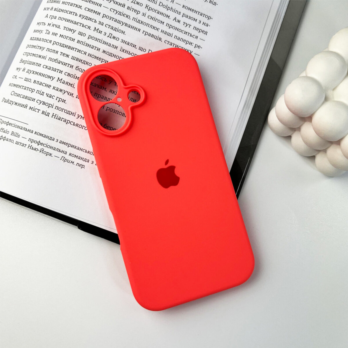 Чехол Silicone Full Case Camera Protect (AA) Apple iPhone 16 (Розовый) на картинке №6