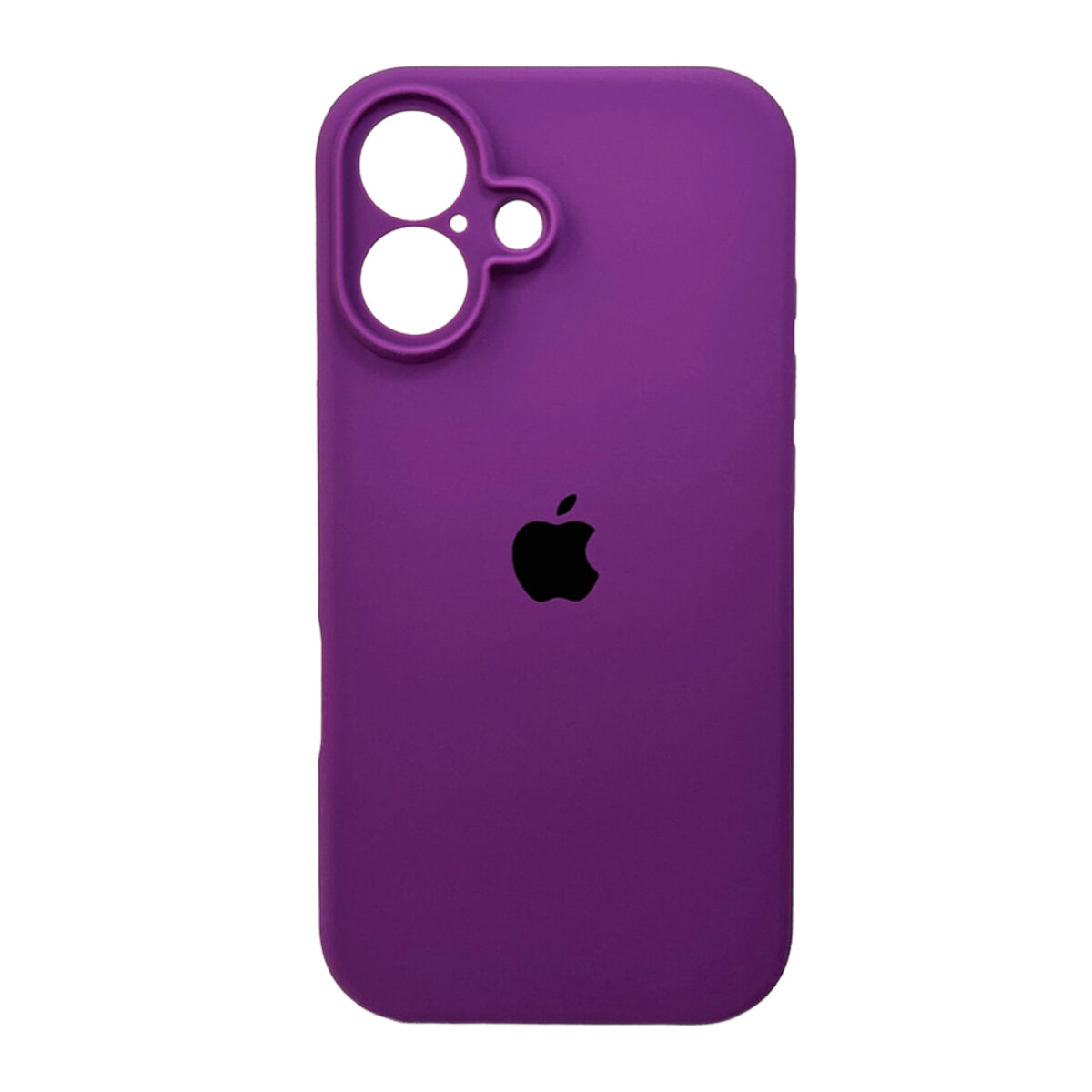 Чехол Silicone Full Case Camera Protect (AA) Apple iPhone 16 (Фиолетовый) на картинке №1