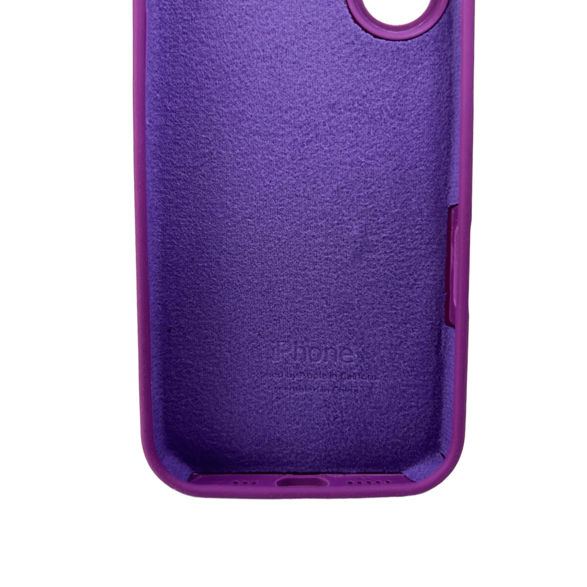 Чехол Silicone Full Case Camera Protect (AA) Apple iPhone 16 (Фиолетовый) на картинке №3