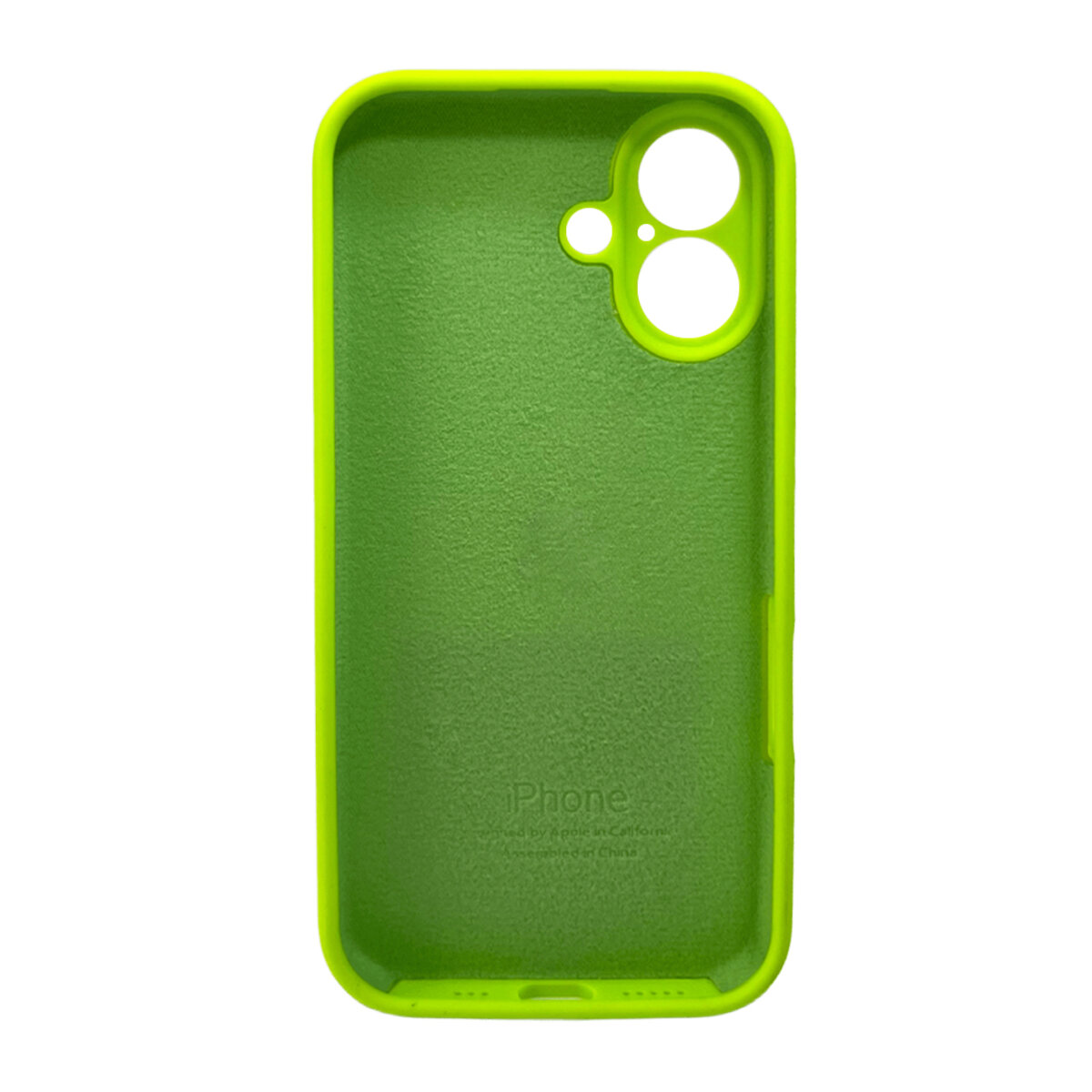 Чехол Silicone Full Case Camera Protect (AA) Apple iPhone 16 (Зелёный) на картинке №3