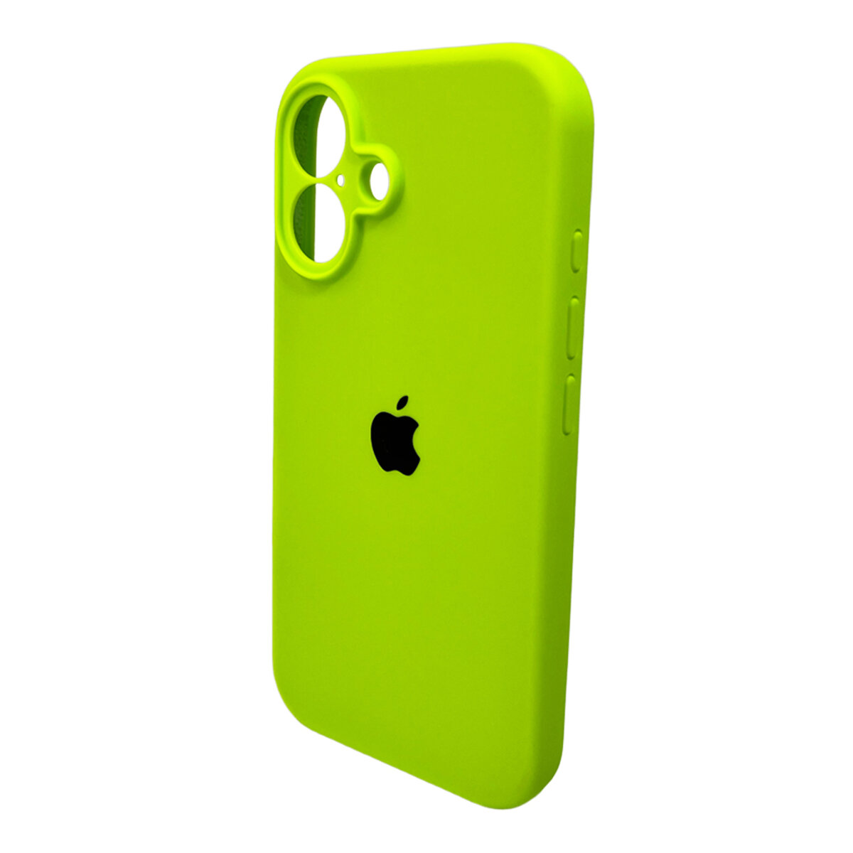Чехол Silicone Full Case Camera Protect (AA) Apple iPhone 16 (Зелёный) на картинке №4