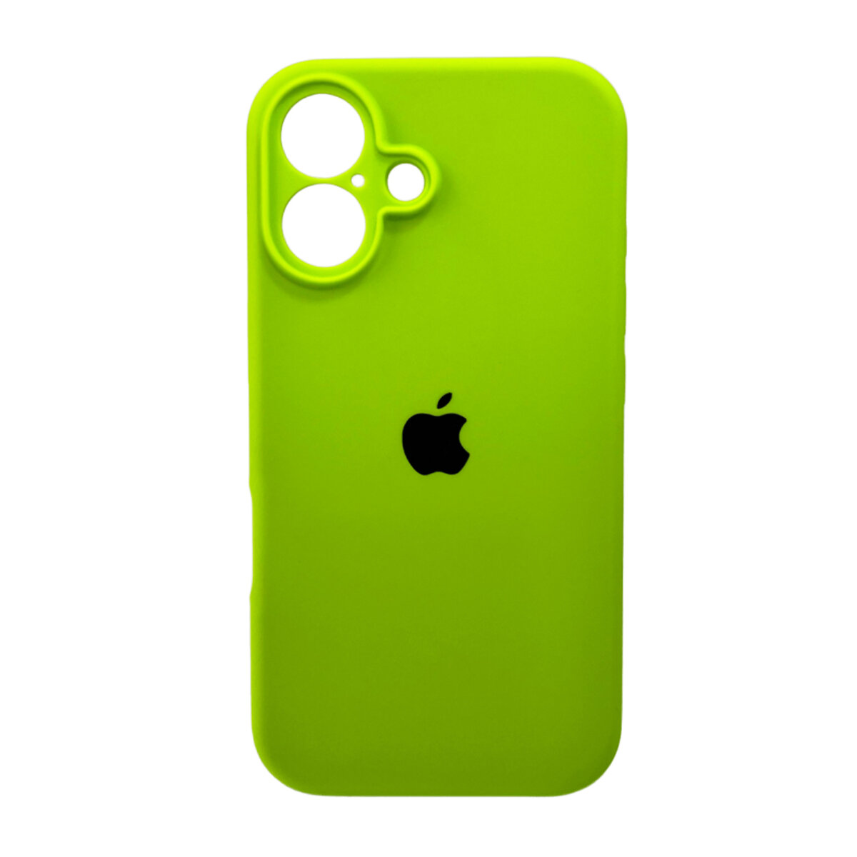 Чехол Silicone Full Case Camera Protect (AA) Apple iPhone 16 (Зелёный) на картинке №1