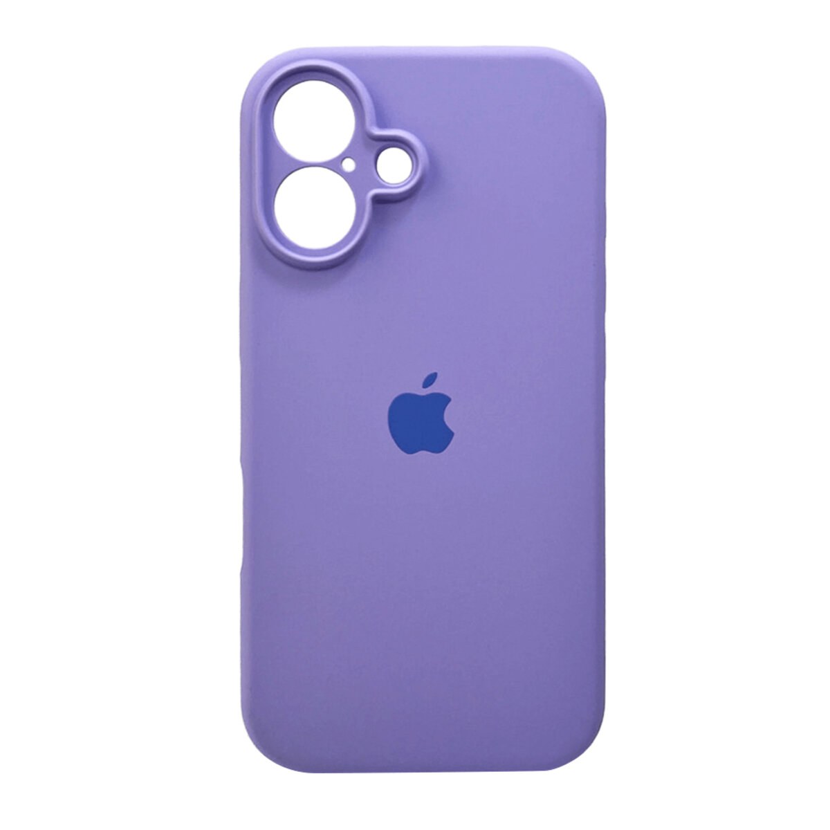 Чехол Silicone Full Case Camera Protect (AA) Apple iPhone 16 (Сиреневый) на картинке №1