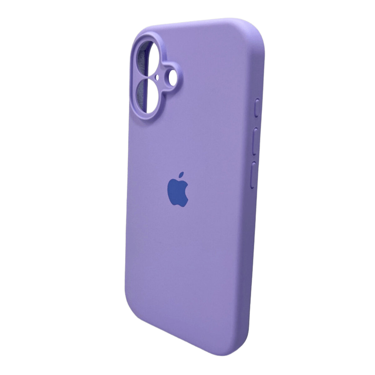 Чехол Silicone Full Case Camera Protect (AA) Apple iPhone 16 (Сиреневый) на картинке №5