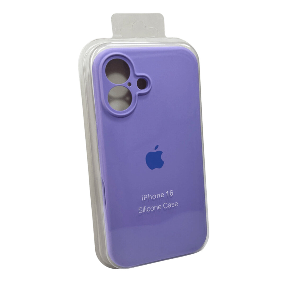 Чехол Silicone Full Case Camera Protect (AA) Apple iPhone 16 (Сиреневый) на картинке №2