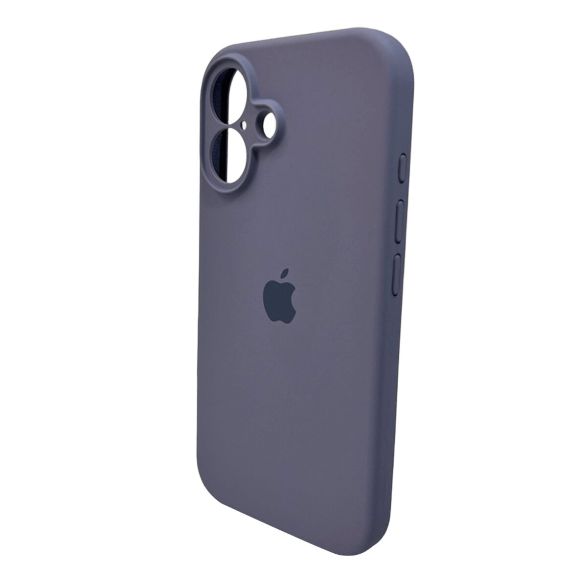 Чехол Silicone Full Case Camera Protect (AA) Apple iPhone 16 (Сиреневый) на картинке №5