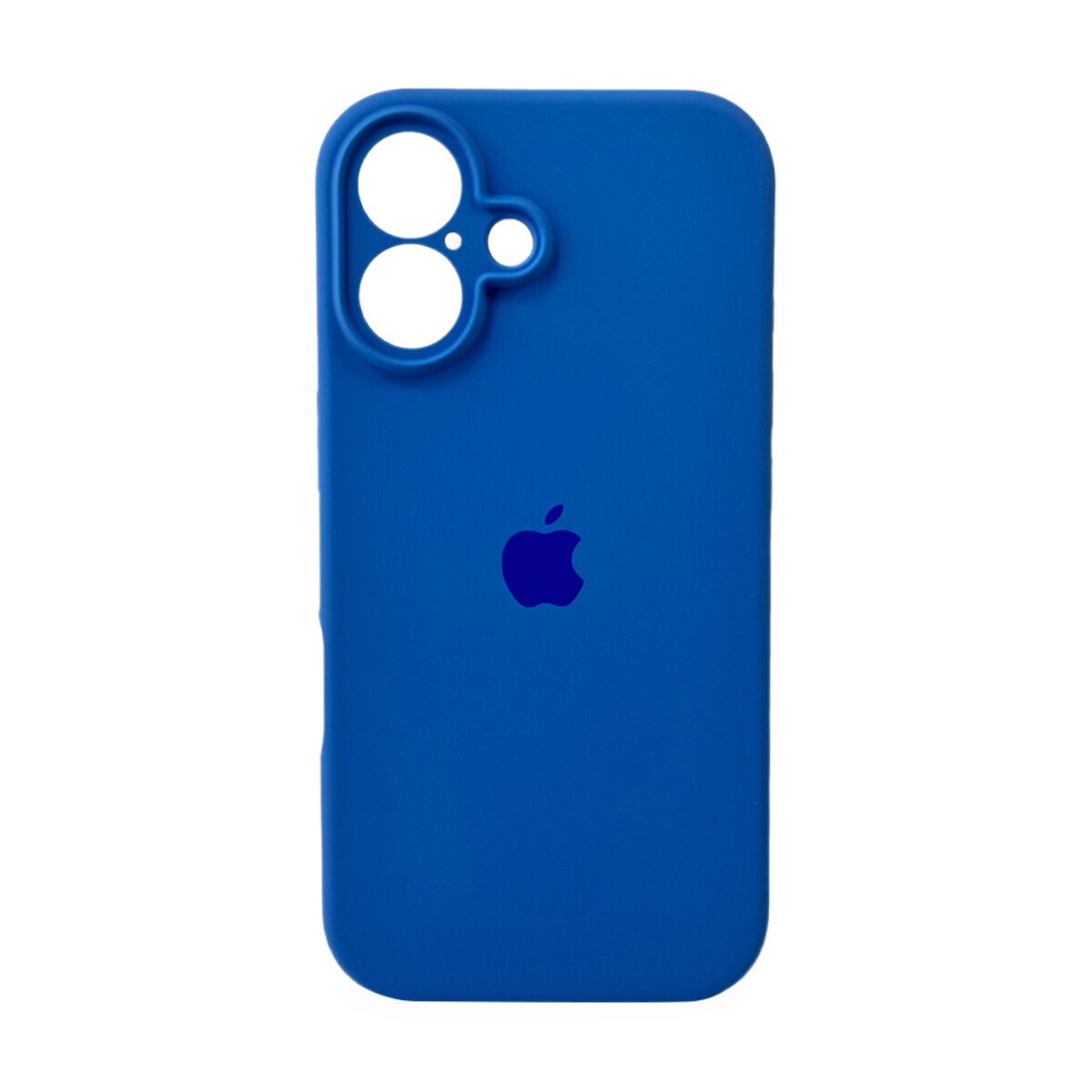 Чехол Silicone Full Case Camera Protect (AA) Apple iPhone 16 (Синий) на картинке №2