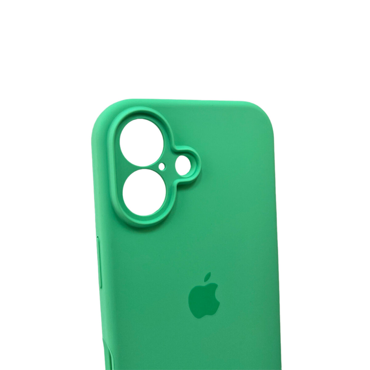 Чехол Silicone Full Case Camera Protect (AA) Apple iPhone 16 (Зелёный) на картинке №5