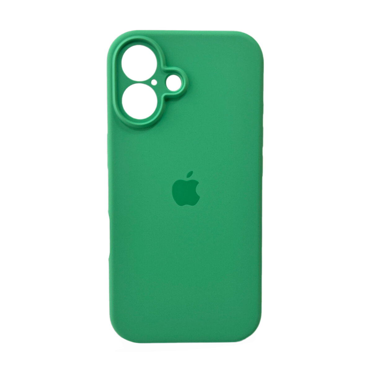 Чехол Silicone Full Case Camera Protect (AA) Apple iPhone 16 (Зелёный) на картинке №2