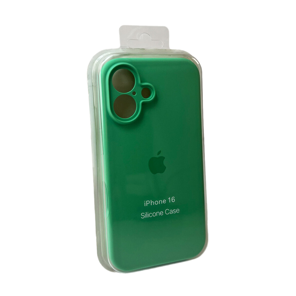 Чехол Silicone Full Case Camera Protect (AA) Apple iPhone 16 (Зелёный) на картинке №1