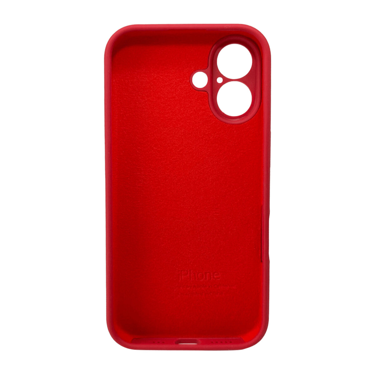 Чехол Silicone Full Case Camera Protect (AA) Apple iPhone 16 (Бордовый) на картинке №3