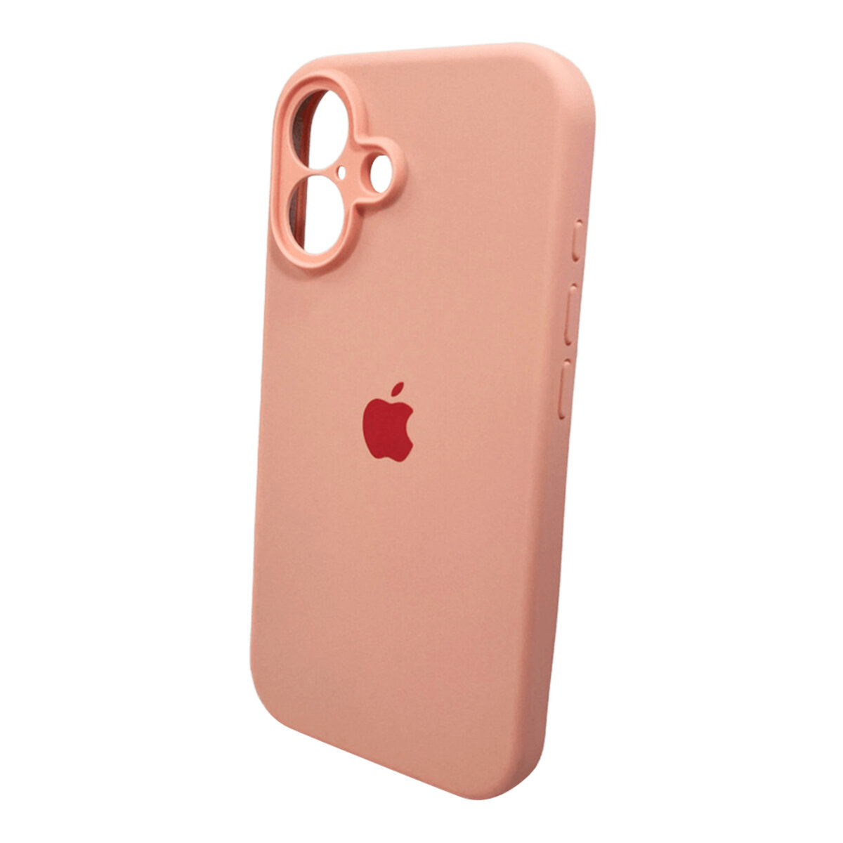 Чехол Silicone Full Case Camera Protect (AA) Apple iPhone 16 (Оранжевый) на картинке №5